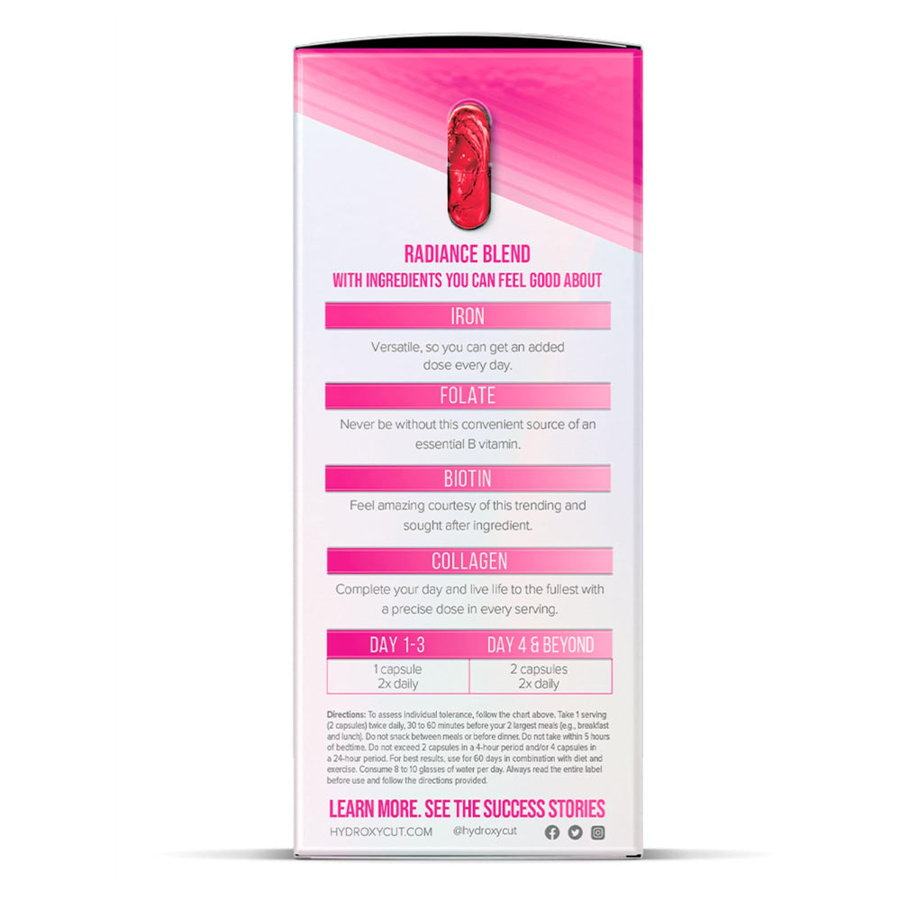 Hydroxycut +Women serving with water during daily routine.