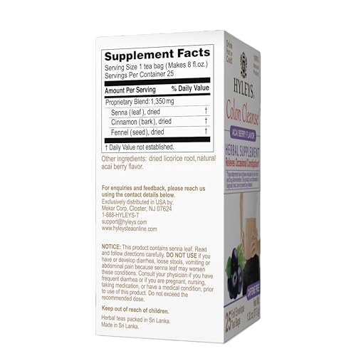 Hyleys Colon Cleanse Acai Berry gift-idea suggesting wellness treats