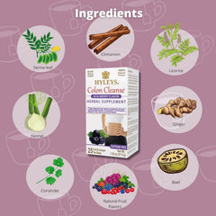 Hyleys Colon Cleanse Acai Berry tea bags ready for a routine of balance