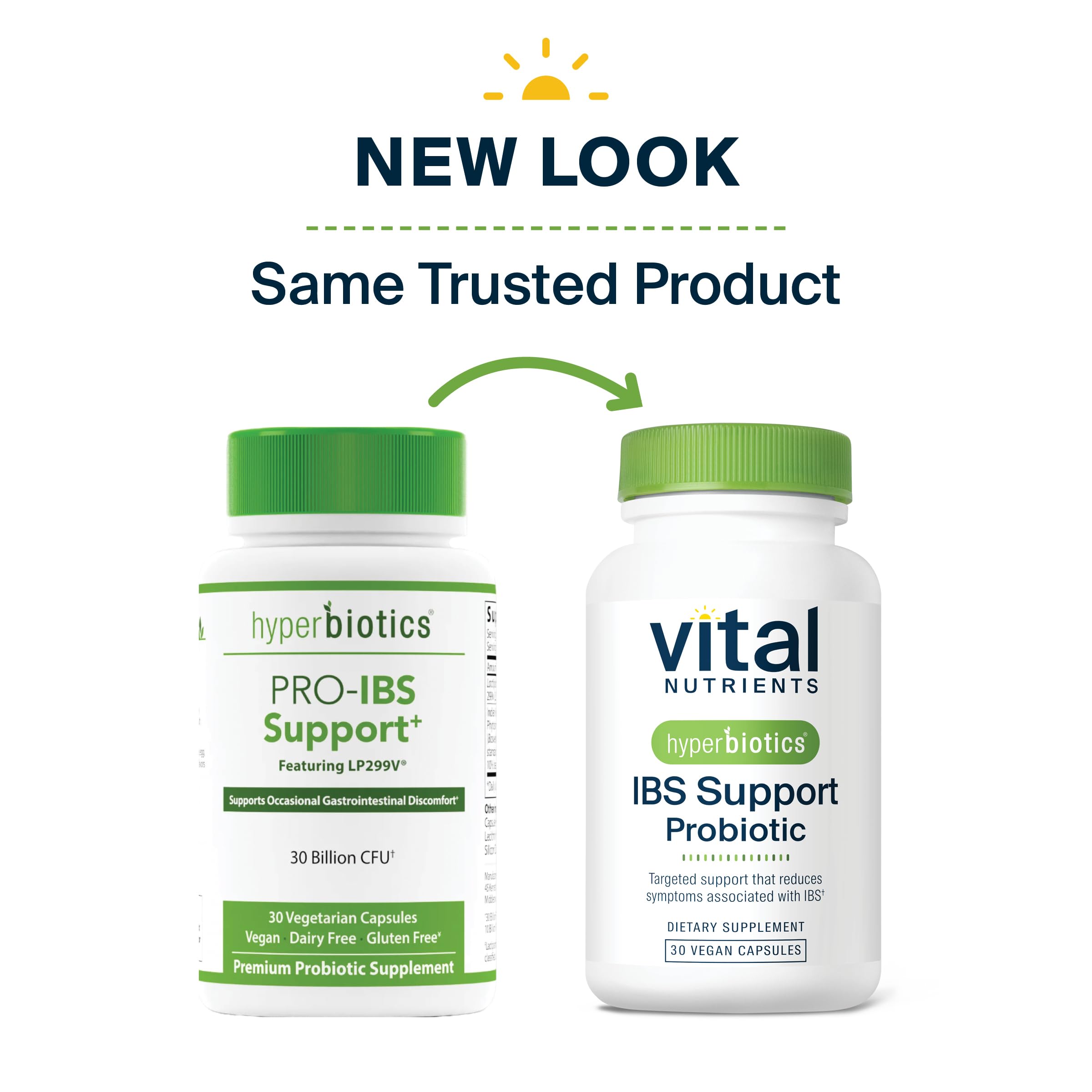 Hyperbiotics trusted by healthcare practitioners badge on product imagery