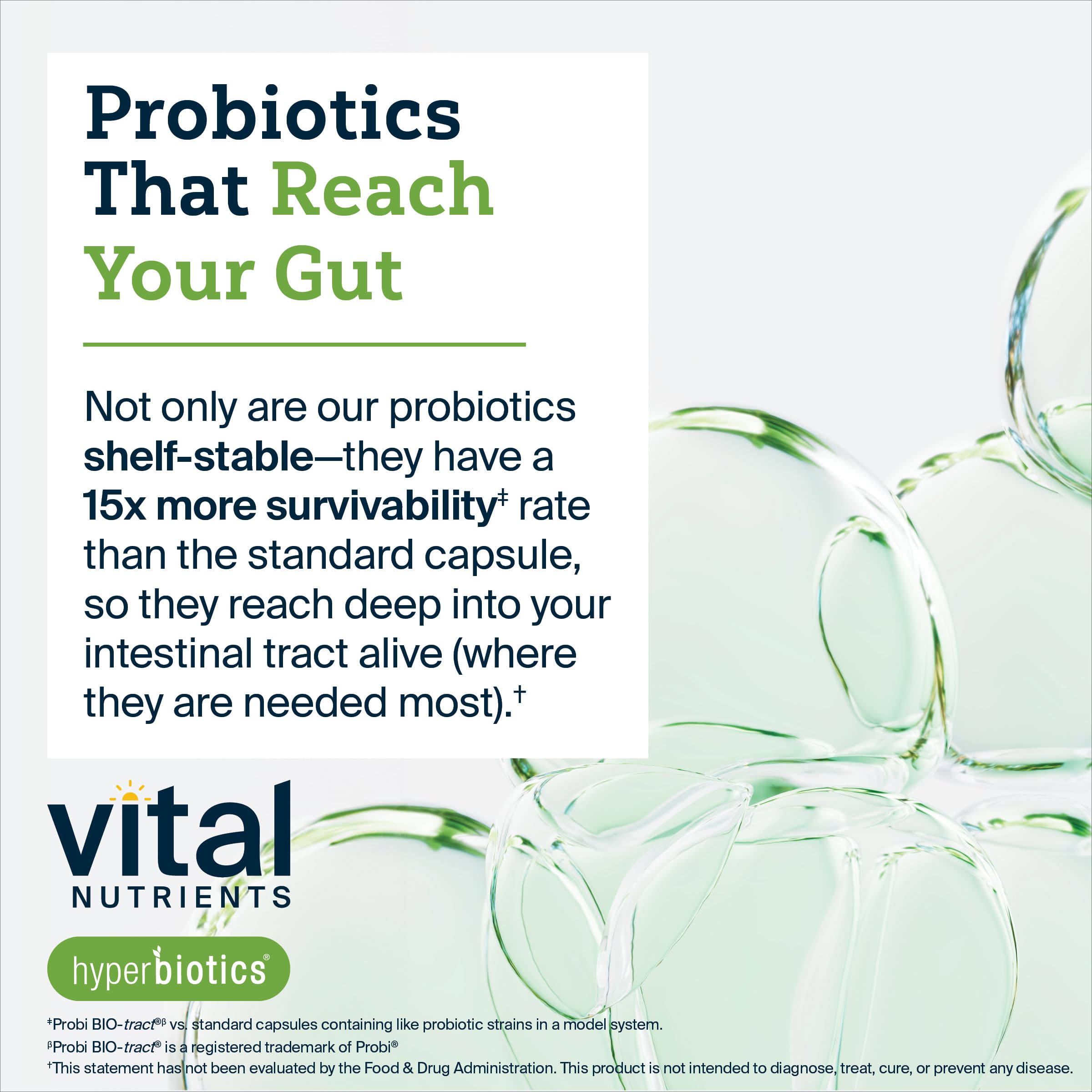 Hyperbiotics Vital Nutrients Pro-15 time-release technology emphasizes survivability of cultures.