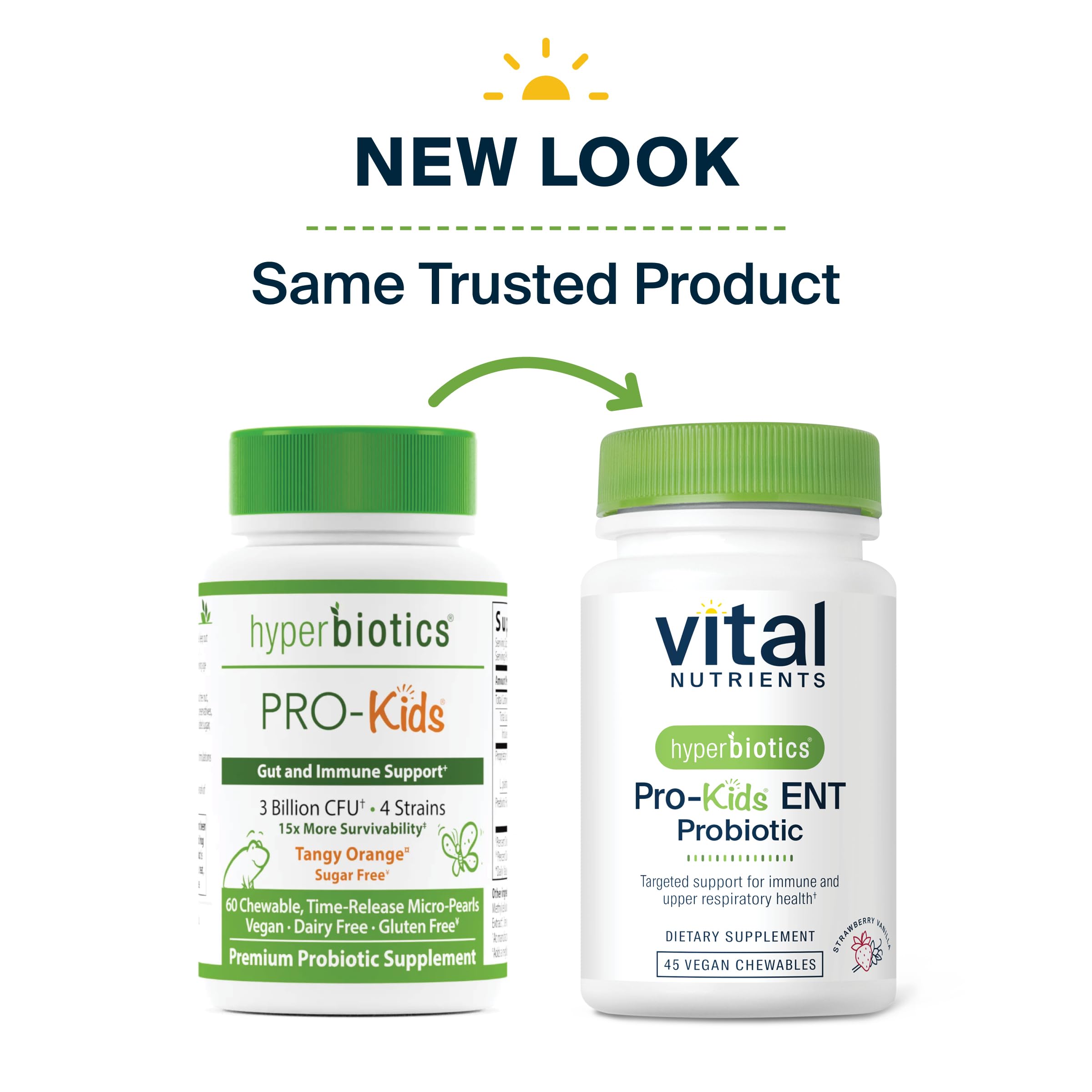 Hyperbiotics NSF-certified facility seal and third-party testing marks.