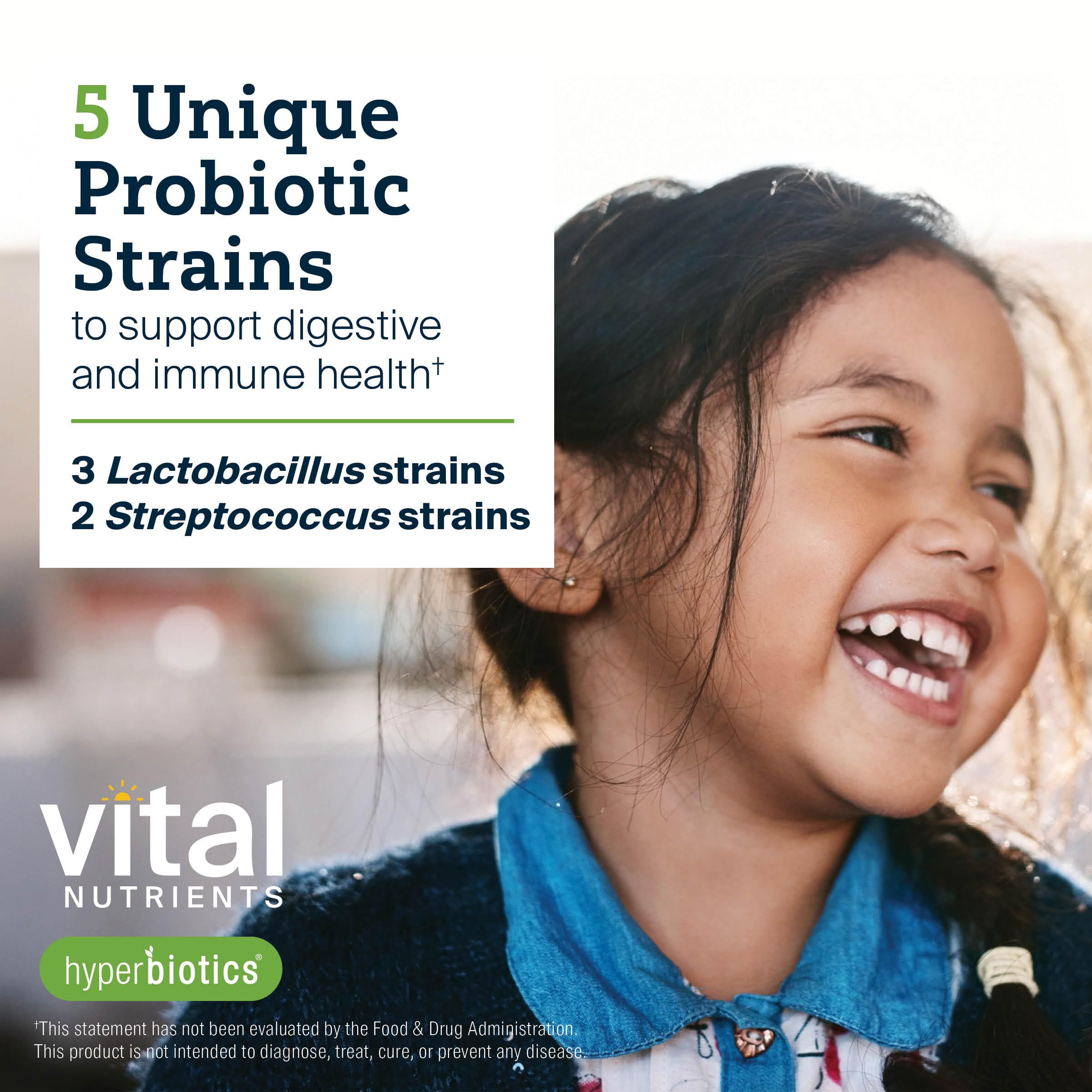 Hyperbiotics Pro Kids Probiotic ENT shelf-stable packaging — no refrigeration.