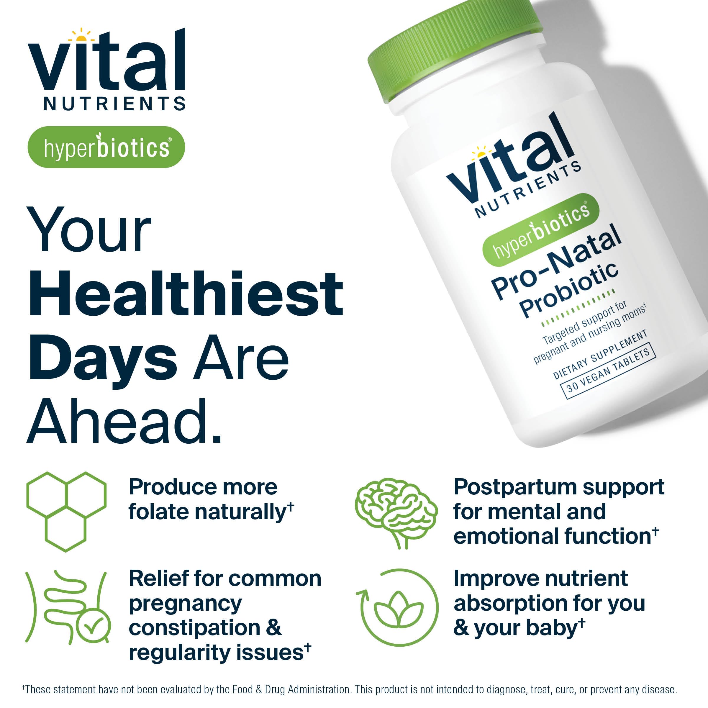 Hyperbiotics shelf-stable vegan formula in easy-to-store packaging