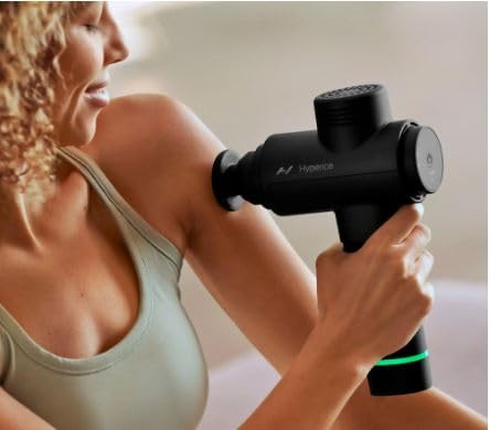 Hyperice Hypervolt 2 Black ergonomic-handle design improves grip during recovery