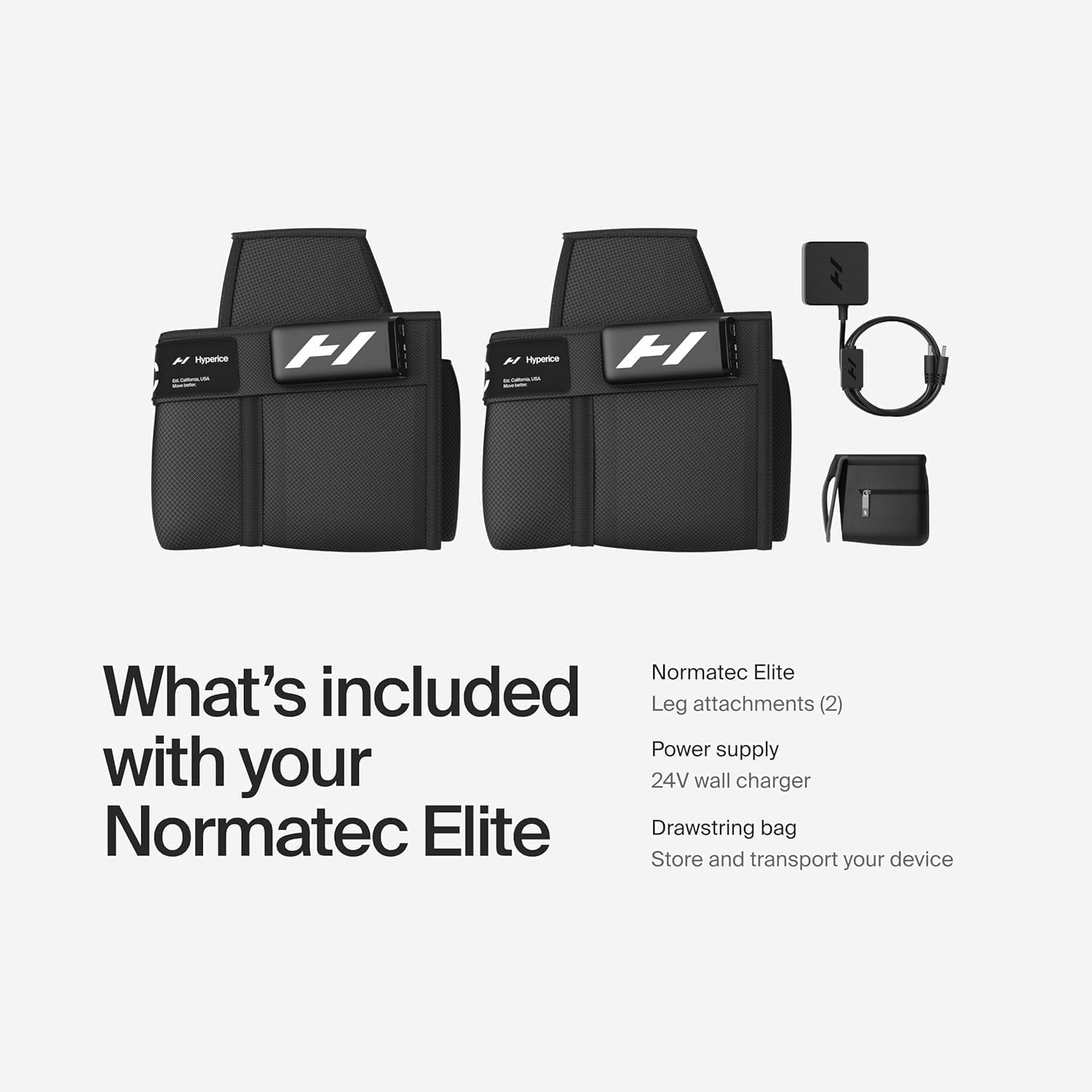 Hyperice Normatec Elite in gym setting after a workout session.