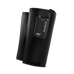 Hyperice Normatec Go calf wearable delivering targeted compression for faster leg recovery.