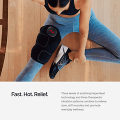 Hyperice Venom 2 Leg Wrap app-ready control for remote operation.