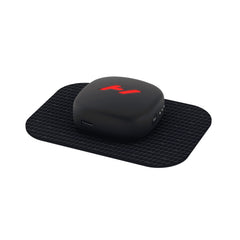 Hyperice Venom Go pod and pad attached for targeted heat therapy.