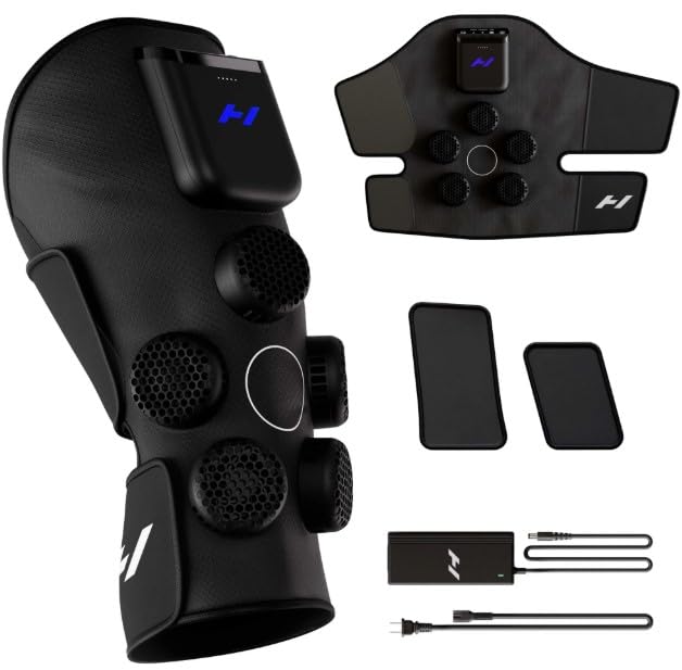 Hyperice X 2 Knee device shown from top view for targeted knee therapy and comfort.