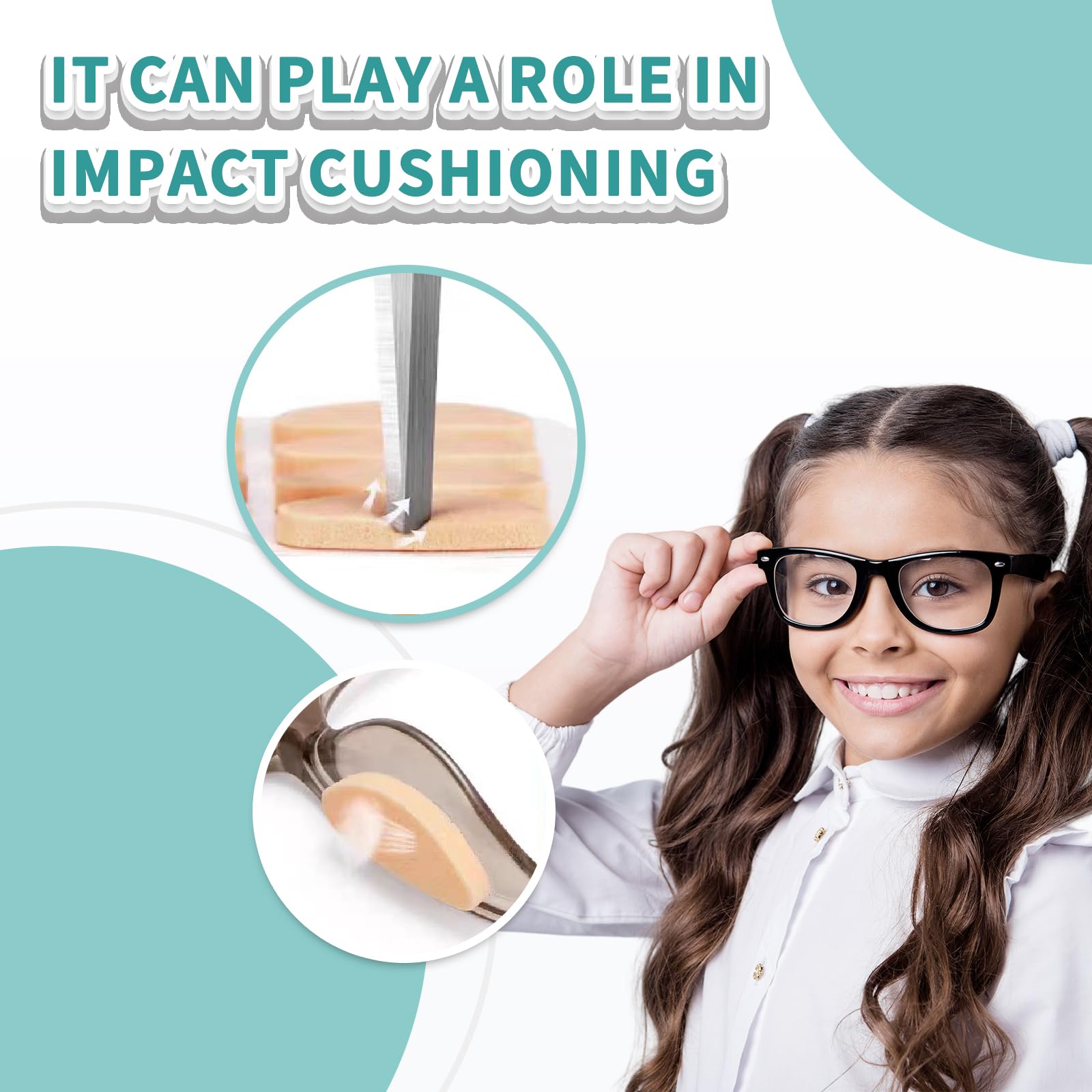 Soft EVA material from HYSENE nose pads for light comfort