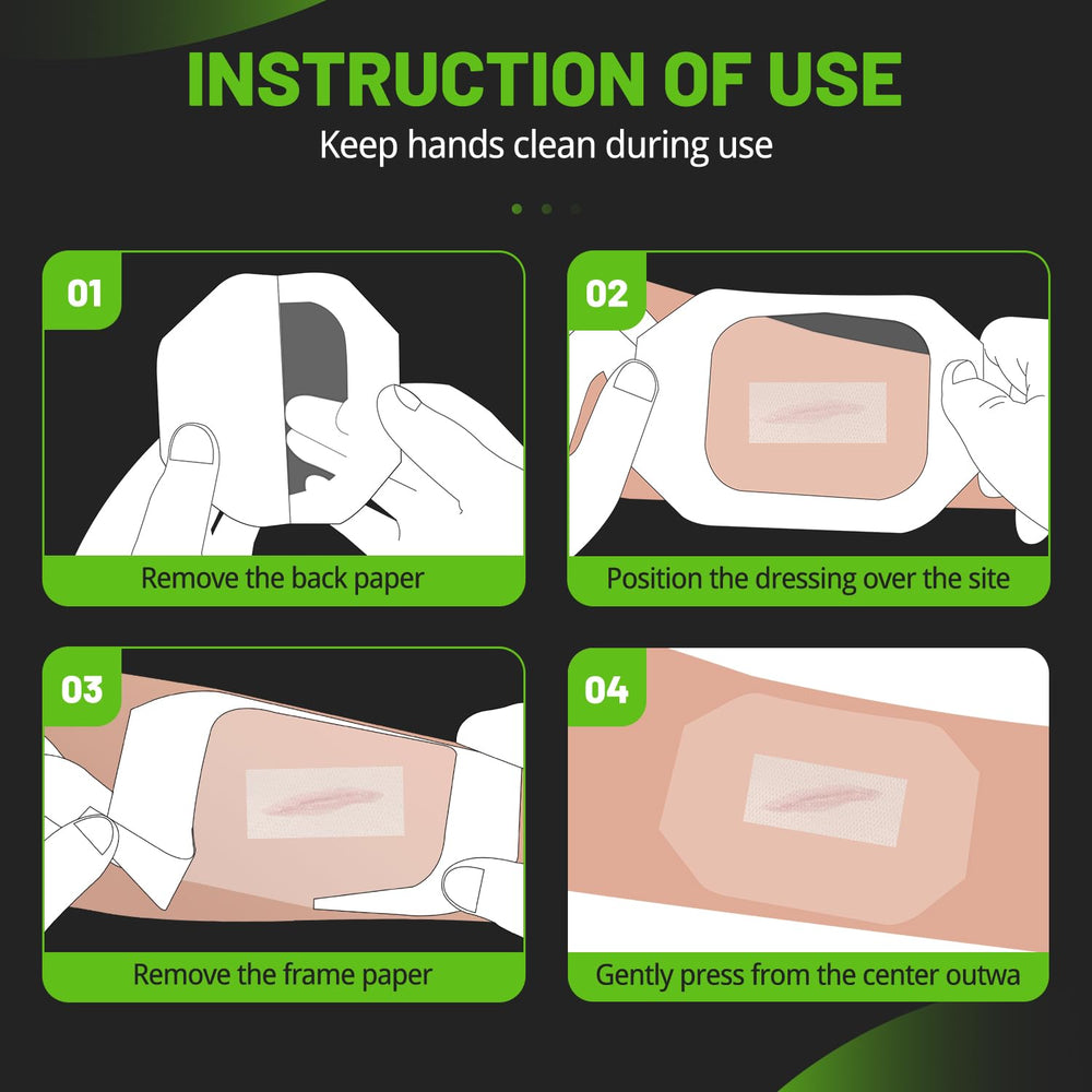 Hysimedy breathable wound barrier allows air flow while shielding the wound.