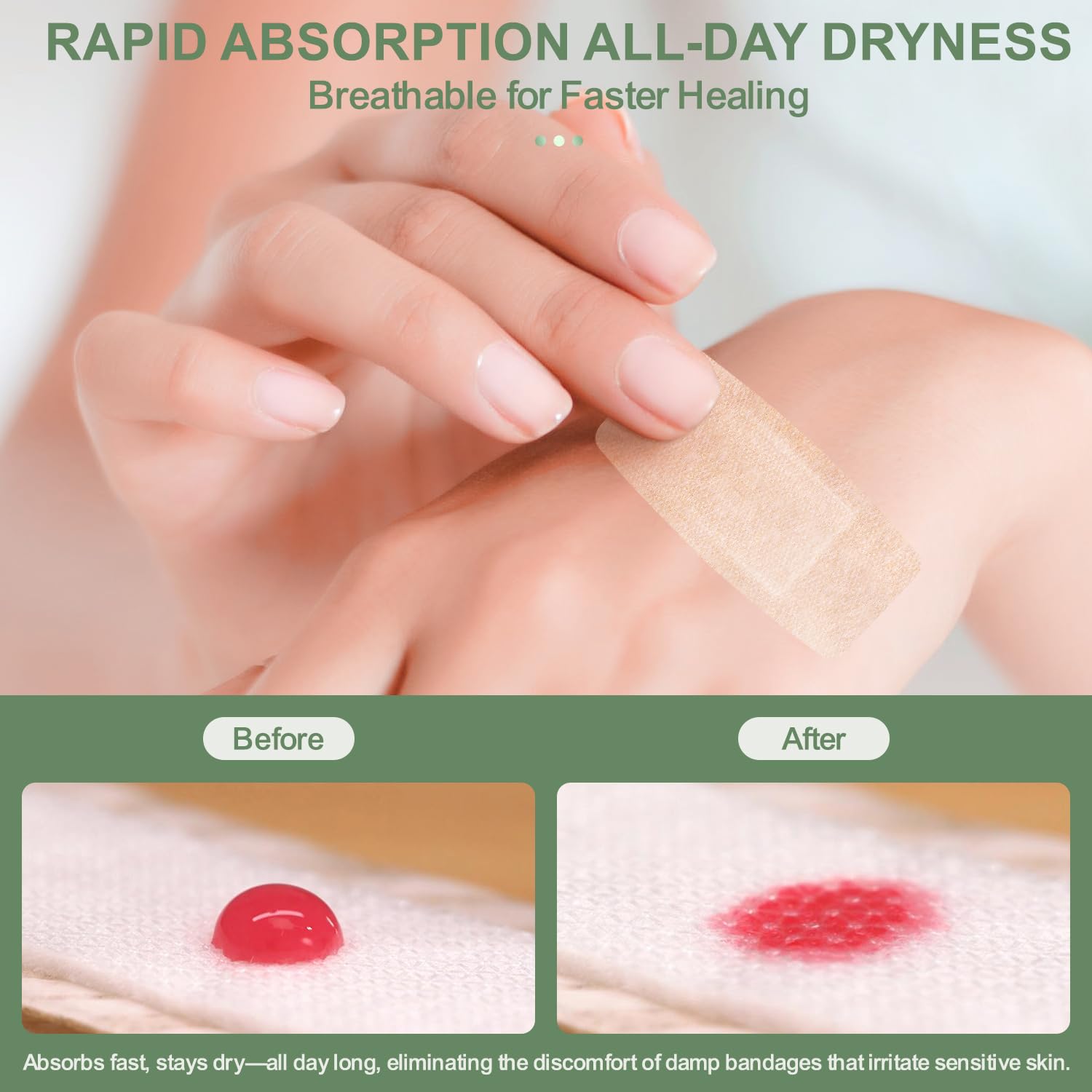 Hysimedy easy removal enables painless wound checks and adjustments.