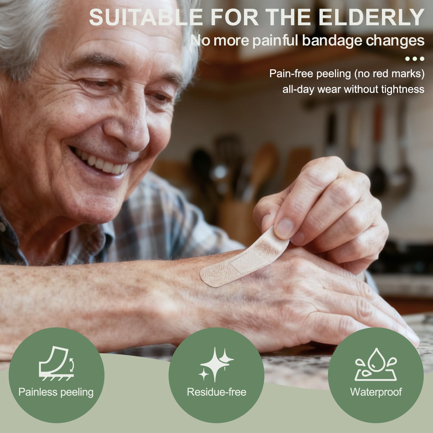 Hysimedy kid-friendly bandage conforms to joints for active children