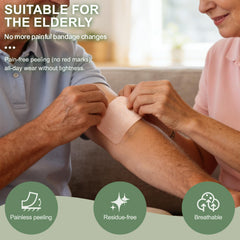 Latex-free Hysimedy bandage packaging for sensitive users