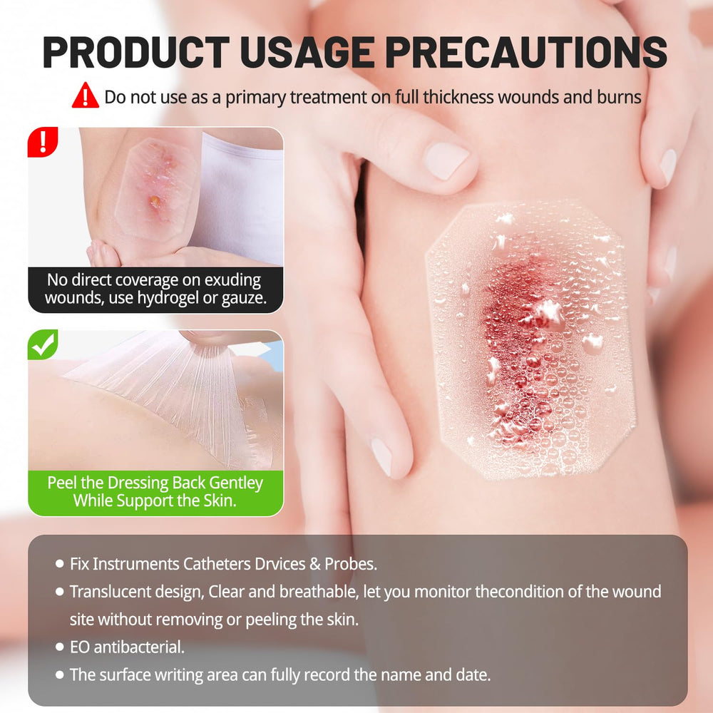 Hysimedy medical-grade adhesive ensures reliable fixation in daily activities.