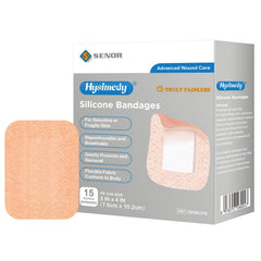 Hysimedy silicone bandage extra large cover adheres gently to skin