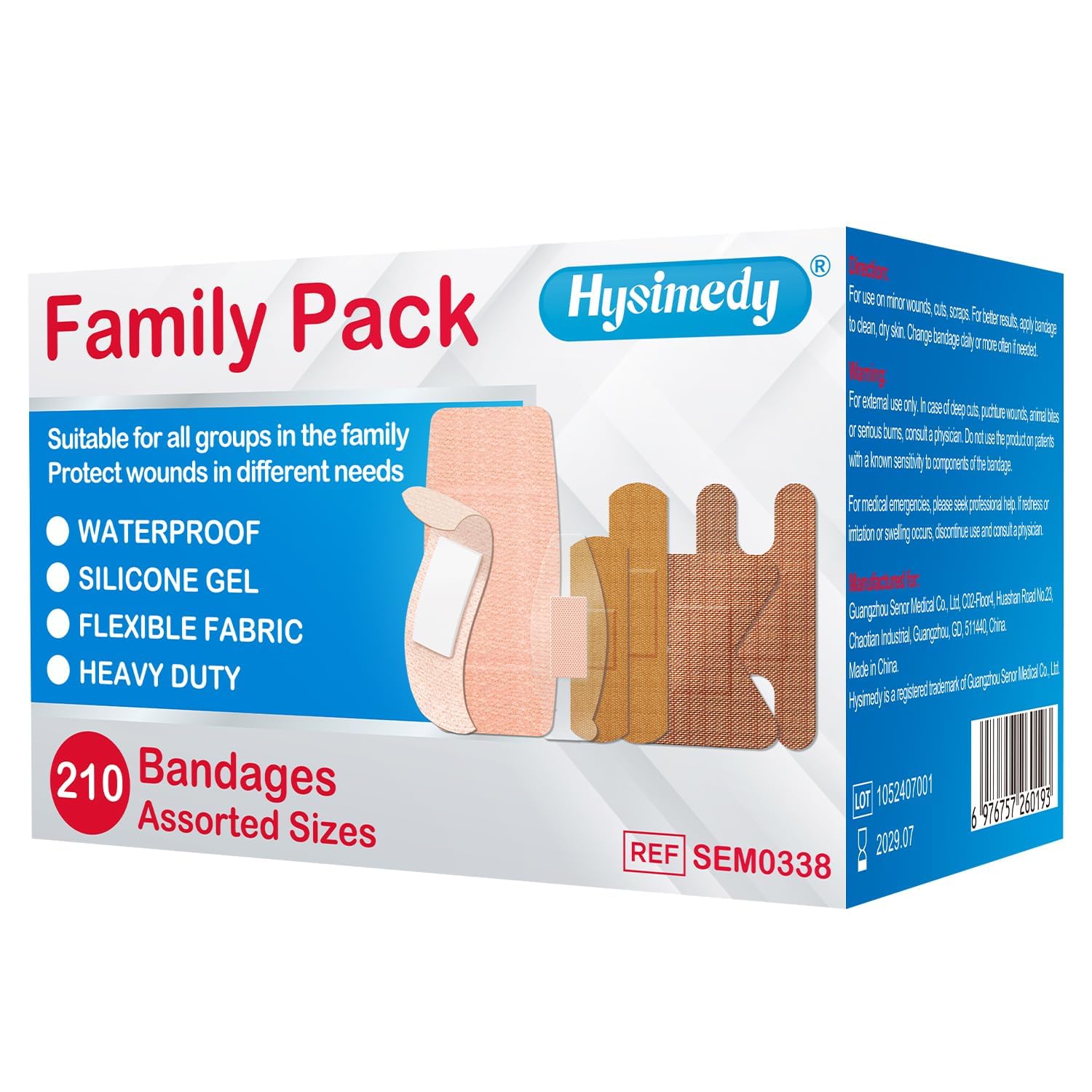 Hysimedy silicone bandage for kids and elderly skin protection.