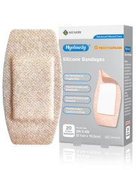 Hysimedy large packaging of silicone bandages for easy, gentle wound coverage