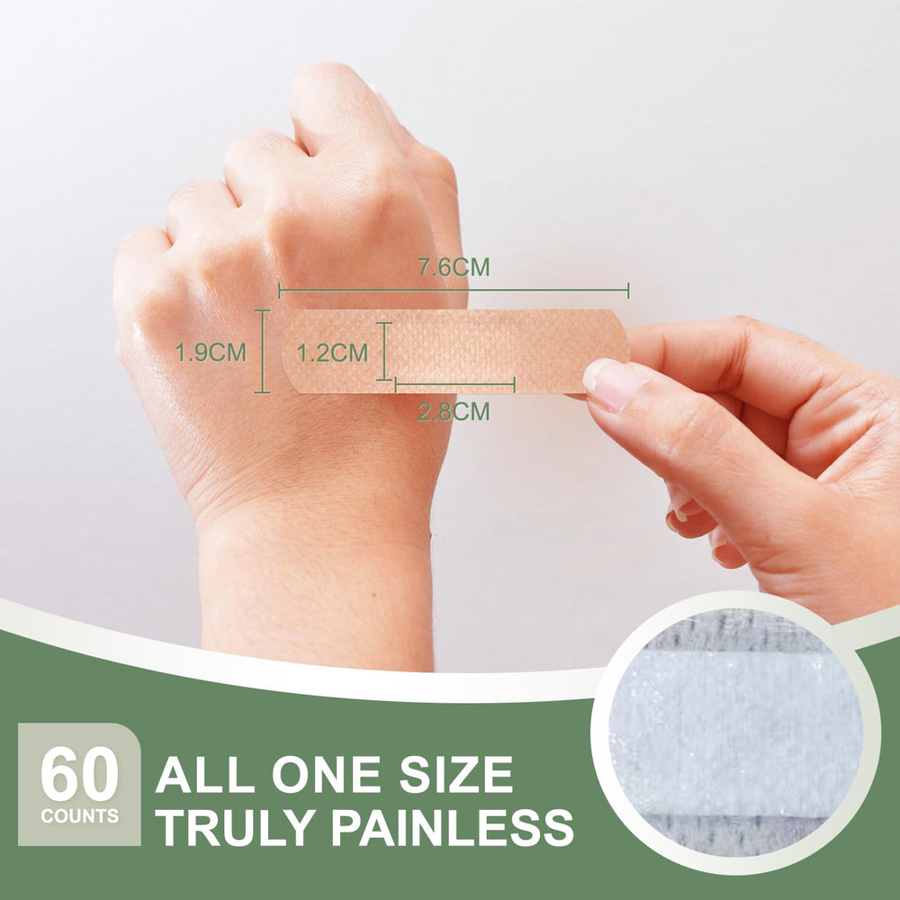 Close-up of the non-stick central pad on a Hysimedy bandage for gentle protection