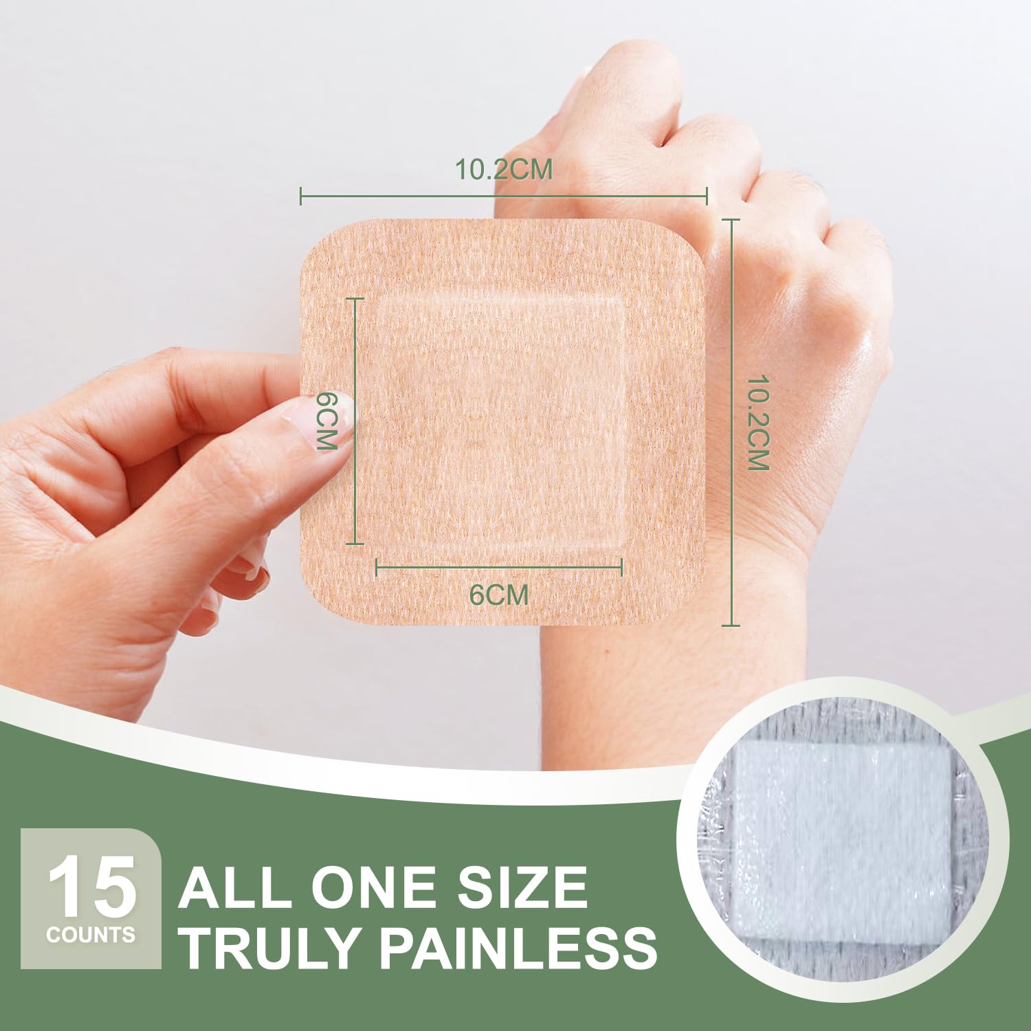 Hysimedy silicone bandage XL designed for delicate skin with minimal residue
