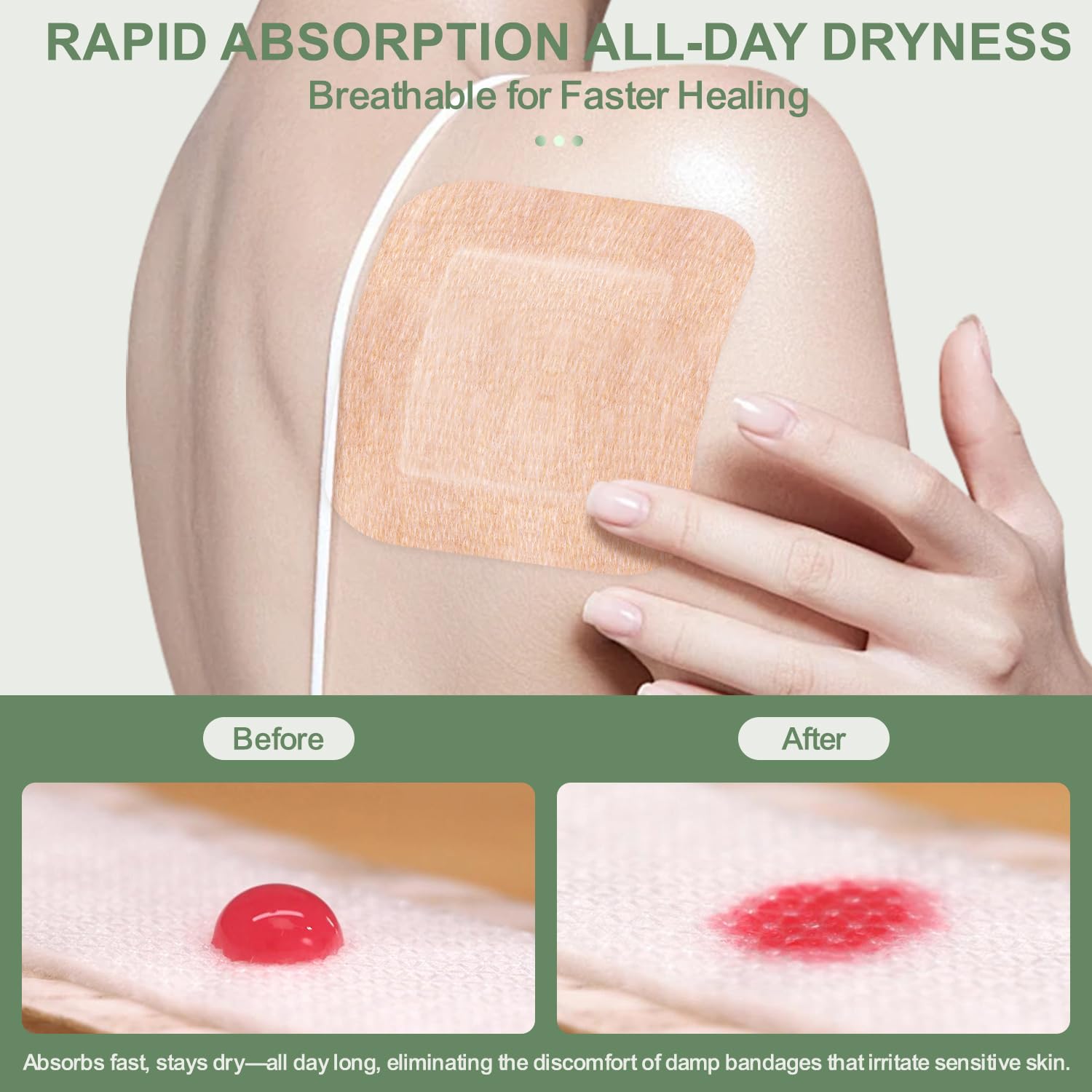 Hysimedy bandage easy removal reducing skin irritation