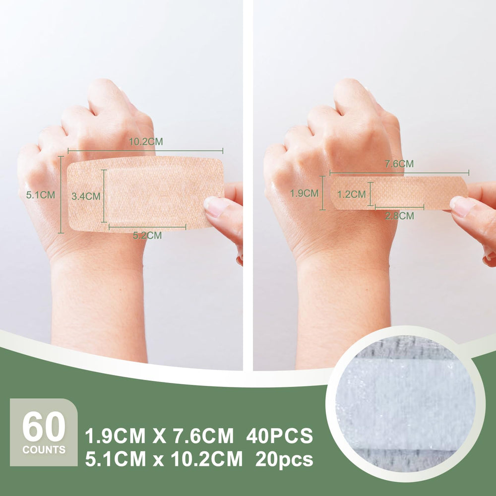 Hysimedy varied sizes display flexible coverage for wounds and joints.