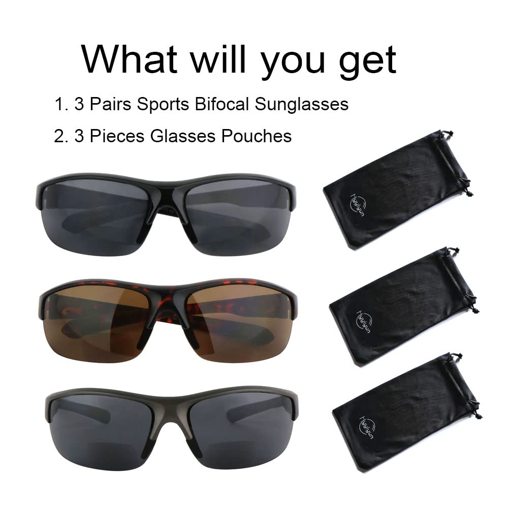 Hyyiyun scratch-resistant lenses designed for clear visibility in bright sun.