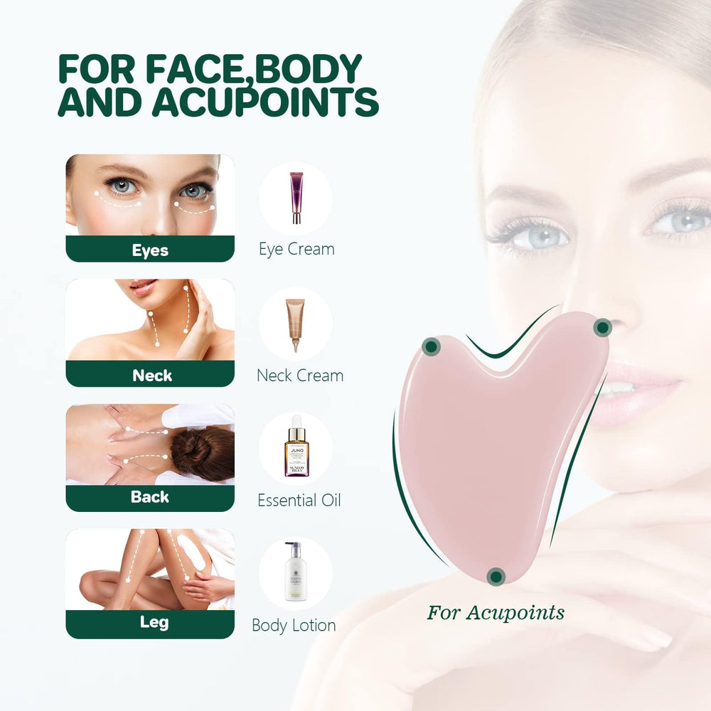 HZLXMYXO1 jade eye gua sha tool for delicate under-eye massage and puffiness support