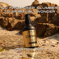 I Am Joy Co Ormus Gold Oil ingredients label reflects non-chemical extraction
