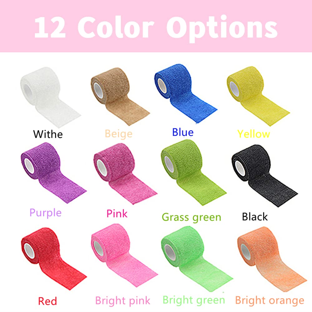 i-CHONY self-adherent tape eliminates clips or pins for easy application.
