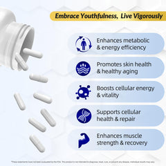 I LOVE HEALTH NMN capsule close-up highlights 500mg dose and pristine powder.