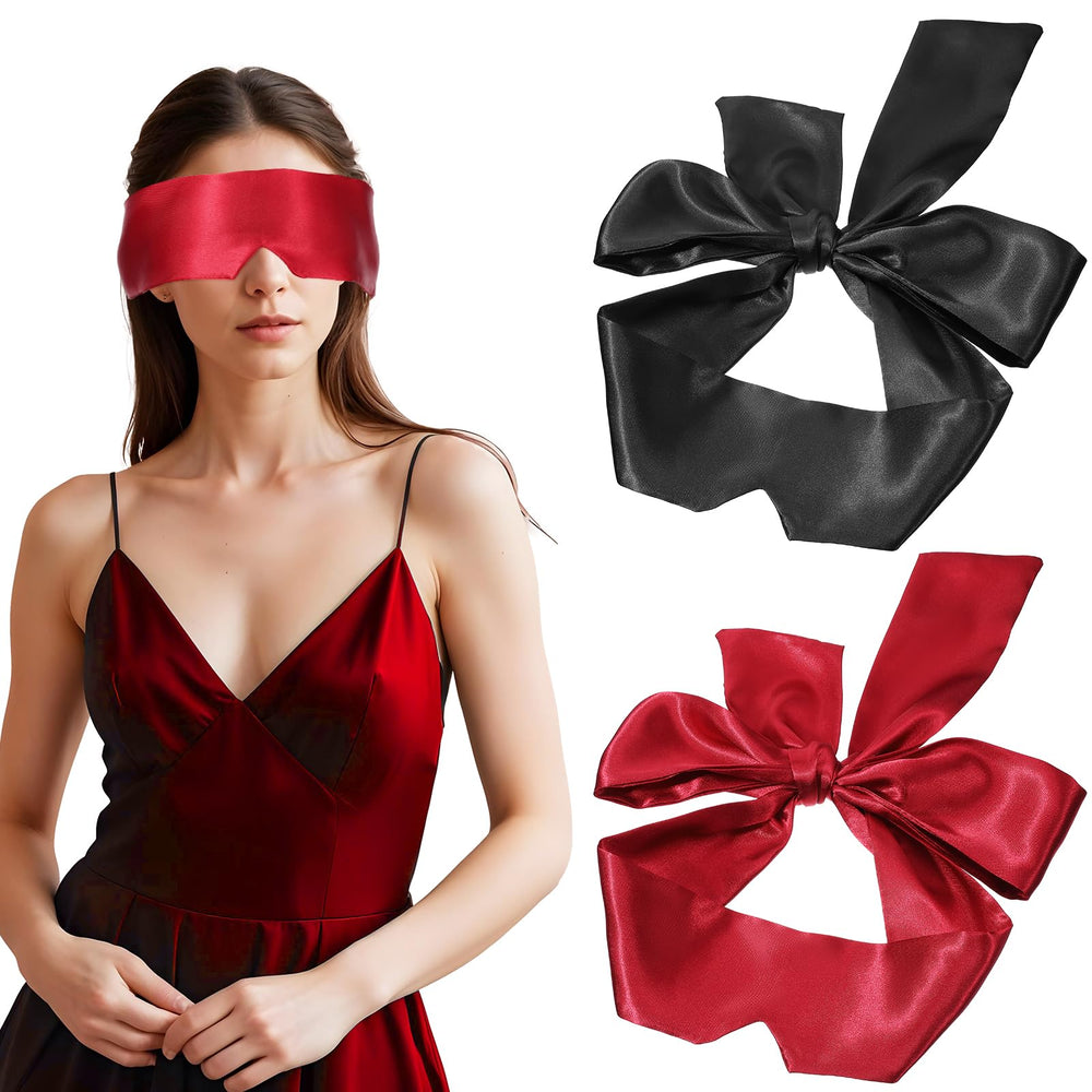 IANFAN couple satin sleep mask blocks light for peaceful shared rest.