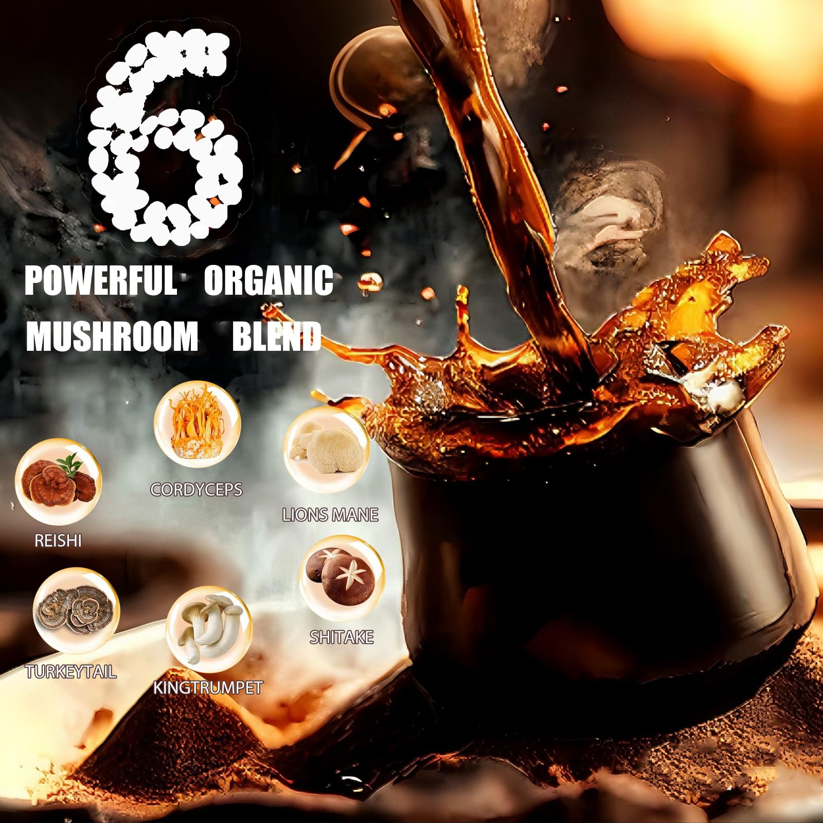 IBetIt Organic Mushroom Coffee features MCT oil and coconut milk for creamy energy.