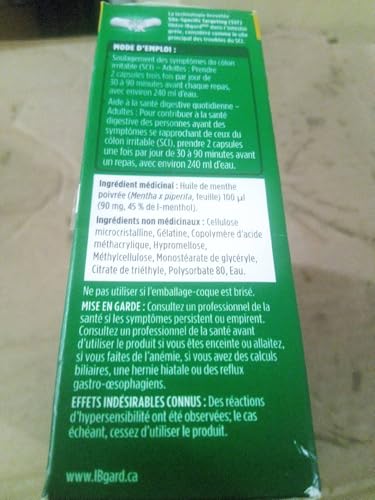 IBgard bottle close-up shows capsules for ongoing gut support.