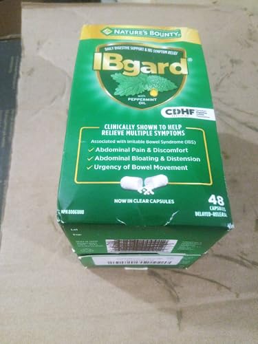 IBgard packaging varies, designed for proactive IBS dietary management.