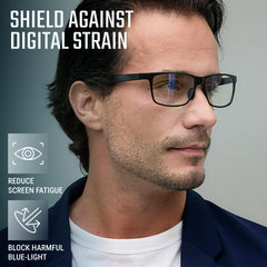 IBOANN UV coating and blue light filter protect eyes during daytime and night