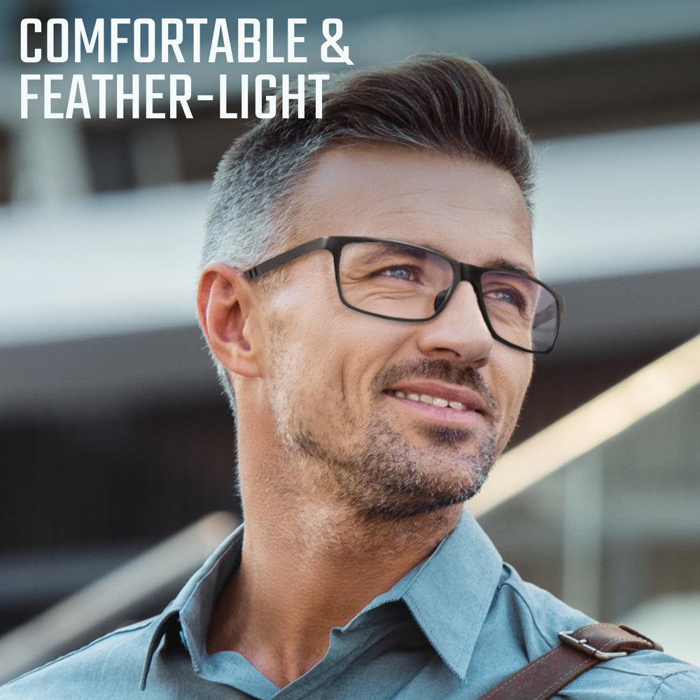 IBOANN glasses with a durable hard case for safe storage and gifting.