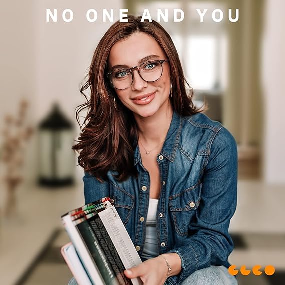 IBOANN blue light glasses round frames in a 3-pack, versatile office and home wear