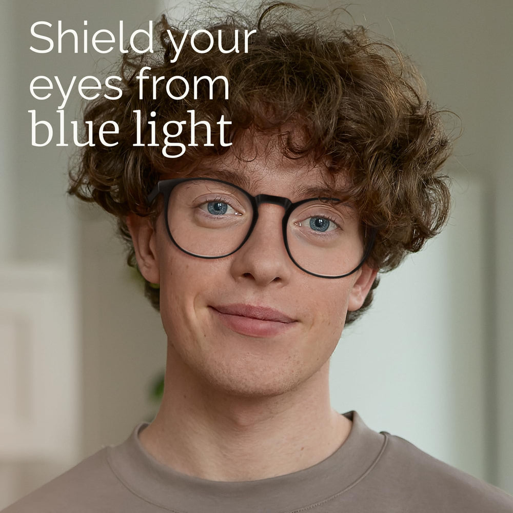 IBOANN comfortable blue light glasses provide long-lasting wear and clear viewing.