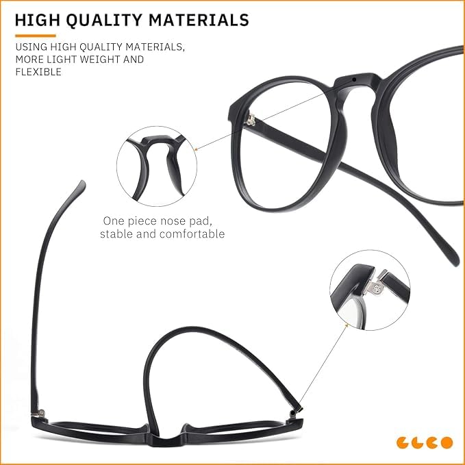 IBOANN lightweight durable blue light glasses designed for daily comfort