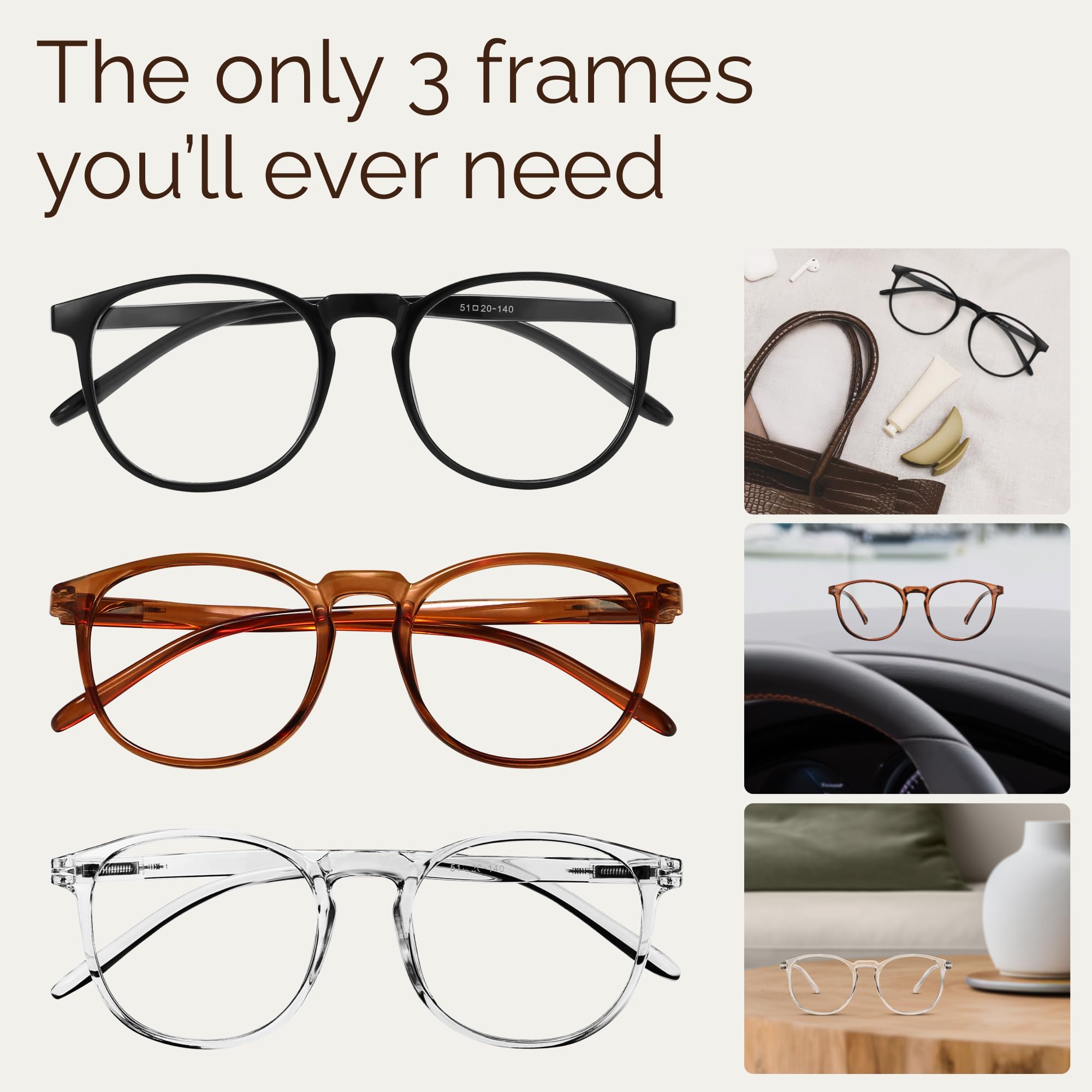 IBOANN lightweight, durable frames designed for long hours of use