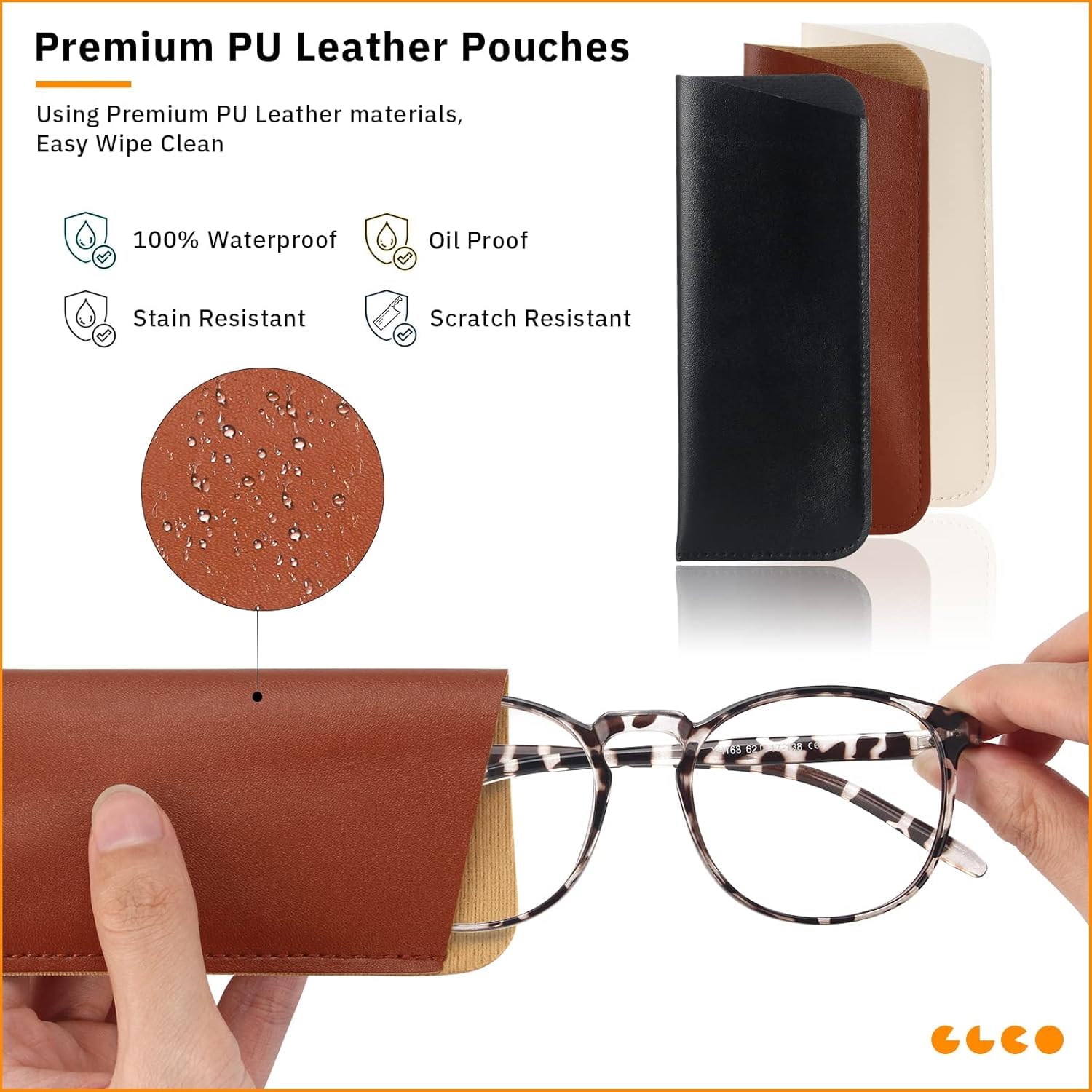 IBOANN non-prescription blue light glasses for women, three-pack, stylish and practical.