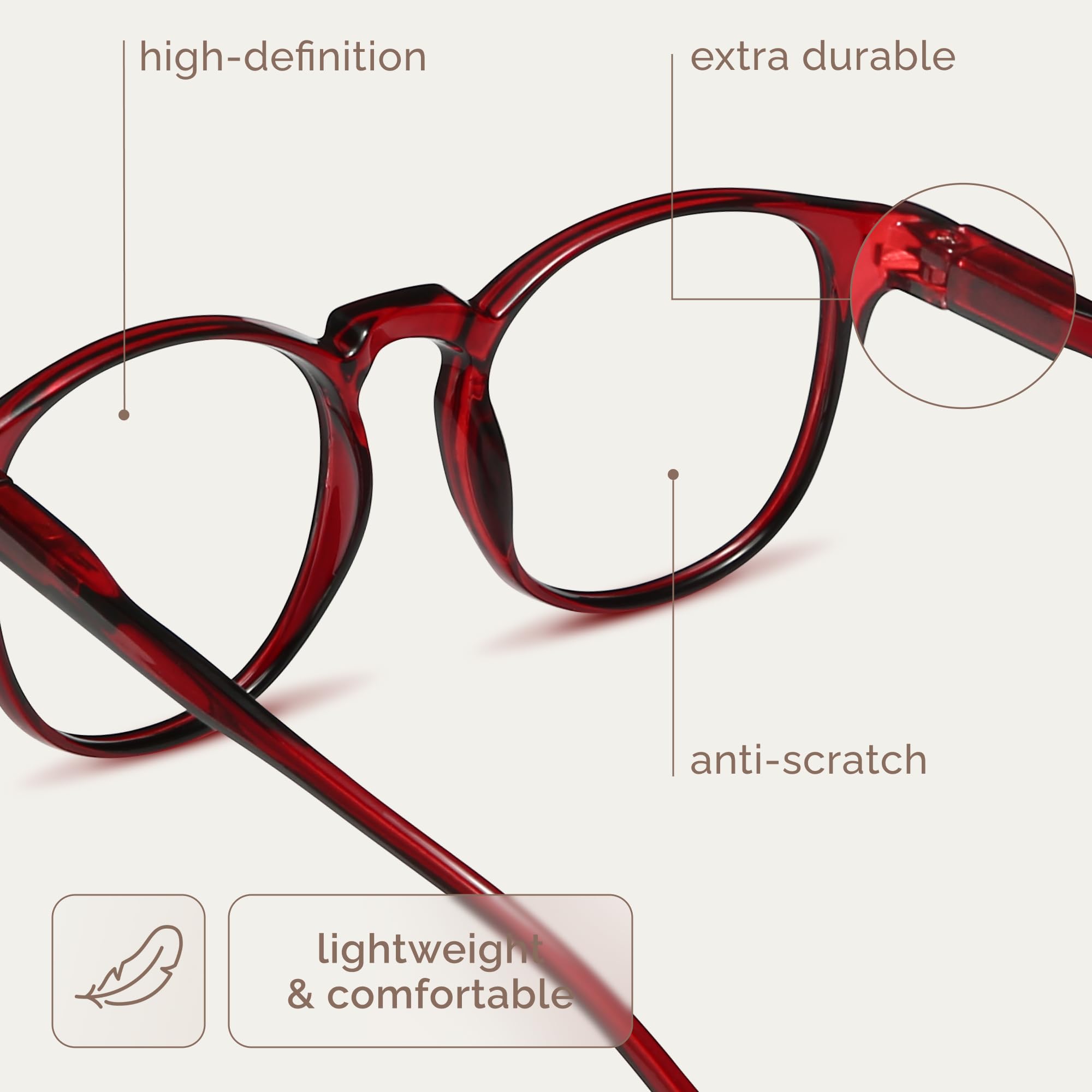 IBOANN sleep-friendly blue light glasses minimize evening screen disruption