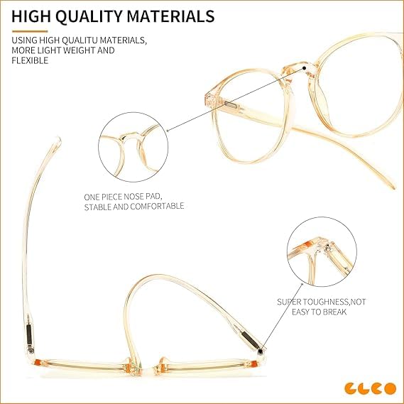 IBOANN Stylish blue light glasses as a versatile accessory for women.