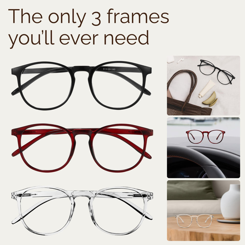 IBOANN durable lightweight frames designed for comfortable wear.
