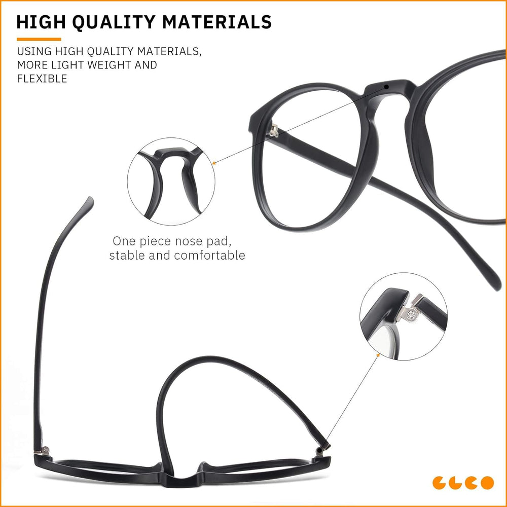 IBOANN three-pack blue light blockers for daily wear and easy rotation.