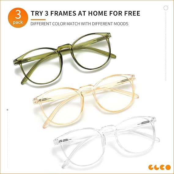 IBOANN Three-pack lets you replace or share glasses easily.