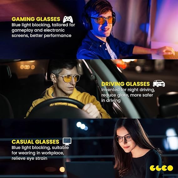 IBOANN value pack blue light glasses offer versatile style