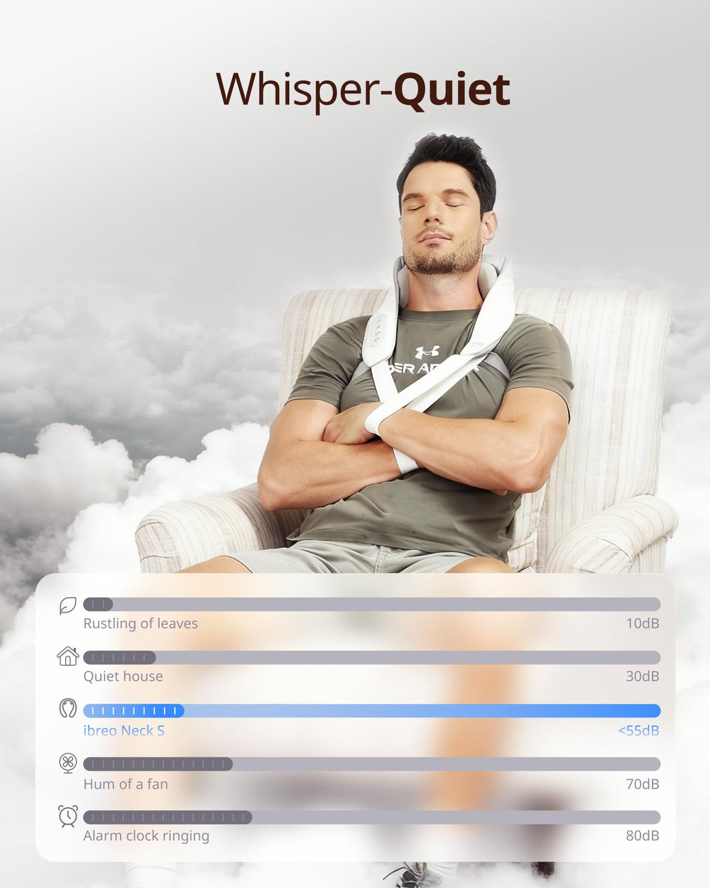 Ibreo voice prompts guide mode changes for a smoother massage